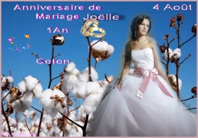 Carte Anniversaire Mariage 1 An Tableau